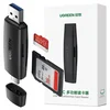 slomart ugreen cm304 usb + usb-c adapter sd + microsd bralnik kartic (črn)
