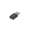 slomart Lanberg Adapter USB CF - AM 3.1, črn