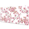 Decormat Podloga za pisalno mizo Roza cvetje 90x45 cm