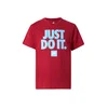 Nike Sportswear Majica svetlo modra/rdeča/bela