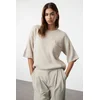 Trendyol Beige Pocket Detailed Knitwear Sweater