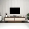 HANAH HOME TV polica Grasyas Light Walnut Beige