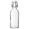 KORKEN Steklenica z zamaškom, prozorno steklo, 0.5 l