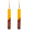 Uhani Wow Resin-Rumena 2 KP32694