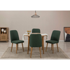 HANAH HOME Trpezarijski sto i stolice Vina 1070 Atlantic Pine Green