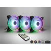 Ventilator INTER-TECH Argus RS-07, RGB, 120mm, 3x (set)
