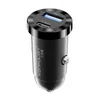 KONFULON C79 auto punjač C79 12W USB-A + Type C CRNI