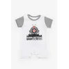 Partizan-Stefan Romper za bebe Partizan, Belo-sivi