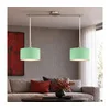 Eglo - LED Luster na sajli TUNJA 2xE27/60W/230V mat hrom/zelena