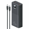 USAMS 30000mAh 65W Power bank + USB Type-C kabl