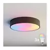 Brilagi - LED RGBW prigušiva stropna svetiljka CLARE 3xE27/9W/230V Wi-Fi crna