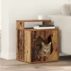 vidaXL Mačja hiša Star les 42.5 x 40 x 52.5 cm Konstruiran les
