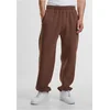 Mens basic sweatpants Fluffy brown