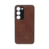 Maska za telefon LEATHER CASE za Samsung S23 brown