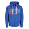 JACK & JONES Jopa na zadrgo Bradley modra/rdeča/bela
