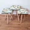 Hanah Home Set klub stočića 3Shp348, 3 komada, Smeđa