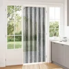 Zavjesa protiv insekata Chenille Siva i crna 90 x 220 cm