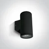 ZIDNA SVJETILJKA 2XGU-10 35W IP54 CRNA