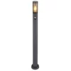 Globo 3159SAS - Spoljna lampa sa senzorom BOSTON 1xE27/15W/230V IP44 110 cm crna