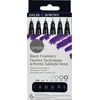 Daler Rowney Simply Synthetic Fine Tip Cardboard Box Kartuša za nalivno pero Black 6 kos.