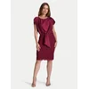 Swing Cocktail obleka 5AI10900 Bordo rdeča Regular Fit