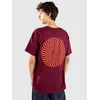 Spitfire Classic Swirl Overlay Shirt  red & black
