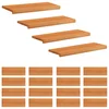 Vidaxl Stopnice 20 kos 80 x 30 x 2 cm Svetlo rjava Trda bukovina