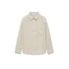 Pull&Bear Bluza ecru/črna