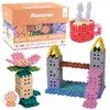 MARIOINEX Marioinex Mini Waffle Pastelni komplet gradbenih kock, mehke kocke za otroke, varne – 500 kosov
