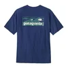 Patagonia Boardshort majica z logotipom in žepom Responsibili, modra (M)