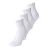 PUMA Short Socks Women (4-Pack), Clothing, White/Pink, 35-38