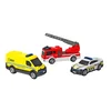Komplet reševalnih vozil Dickie Toys SOS Team Set - danski dizajn (203712015018)