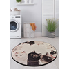 Lessentiel Maison Kupatilski otirač Angry Cats, 90cm, Bež