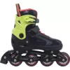 ROLER PW126B-10 CRNO NEON ZELENA ALU XS(29-32) ABEC5 PU TOČKIĆI