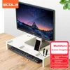 Ecola Postolje za monitor, 55x28x9 cm, Belo