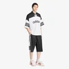 Dres adidas Adicolor Oversized American Football Jersey White/ Black L