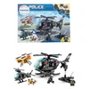 Mamido Komplet policijskega helikopterja z dronom SWAT 2v1 200 kosov MT1130