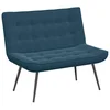 Vidaxl klop Modra 110x74x84 cm Žamet
