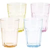 Gastro set 4 kozarcev Caipi, barvni, prostornina: 0,36 litra, 120 mm, dolžina: 220 mm