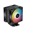 Hladilnik za procesor DeepCool AG400 Digital Plus ARGB, 2x 120mm, črn