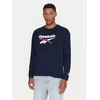 Reebok Majica z dolgimi rokavi RK25155CCM Mornarsko modra Regular Fit