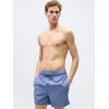 Calvin Klein Swimwear Kratke kopalne hlače  moder denim / off-bela