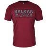 011Shop Muška majica kratkih rukava Balkan Boy, Bordo