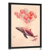 Plakat zasanjani kit z baloni - 60x90 no frame
