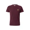 Superdry Majica Essential limeta/bordo