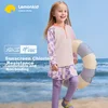 Lemonkid Dvodelni kupaći kostim za devojčice, Ljubičasti