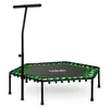 ACTIVESHOP Fitnes trampolin z ročajem 127 cm Neo-Sport - šesterokotni zeleni
