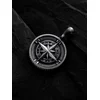 REYTEL Obeski COMPASS. POLAR STAR srebrna