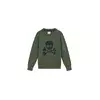Scalpers Pulover Skull Intarsia antracit/kaki