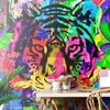 Tapeta pisana glava tigra - 196x270